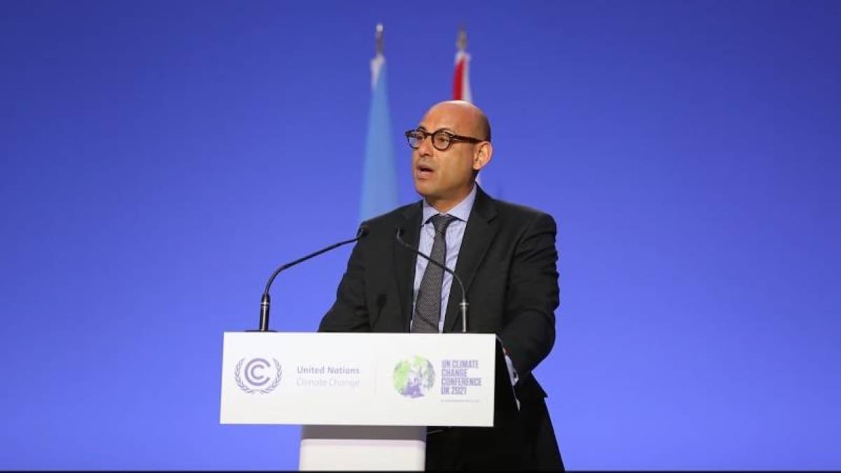 Simon Stiell, UN climate chief, speaks at the opening of the 10-day climate conference in Bonn, Germany.