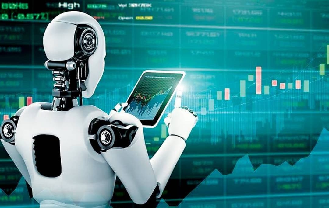 A visual representation of artificial intelligence technology in the context of UAE government digital services and economic growth.