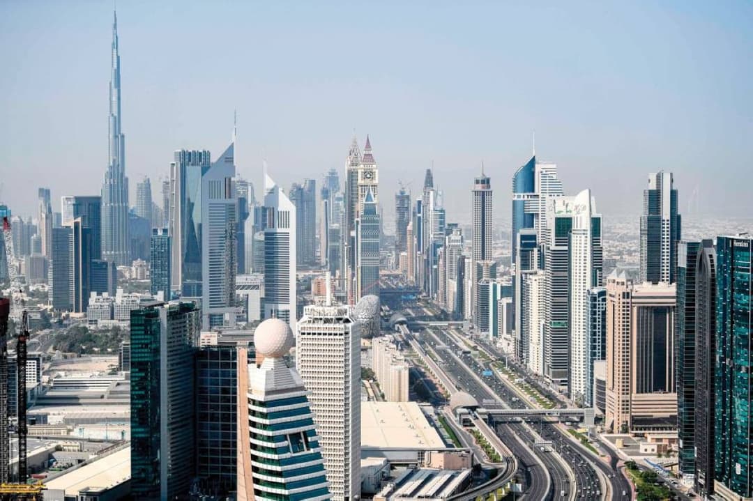 A skyline view of a UAE city illustrating its growing startup ecosystem landscape.