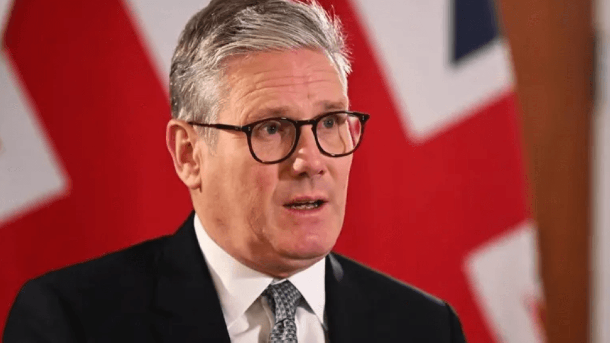 British Prime Minister Keir Starmer at his official country residence, Chequers.