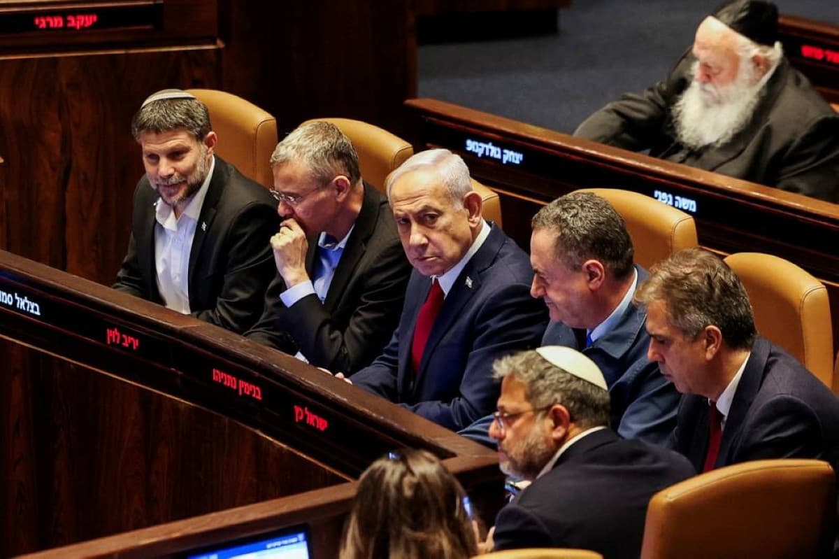 Israeli Prime Minister Benjamin Netanyahu speaking at a press conference in Jerusalem.