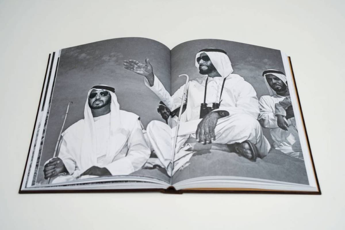 The cover of Kanz Al Jeel, a poetry collection published by the Department of Culture and Tourism – Abu Dhabi celebrating the legacy of Sheikh Zayed bin Sultan Al Nahyan, released by Assouline.