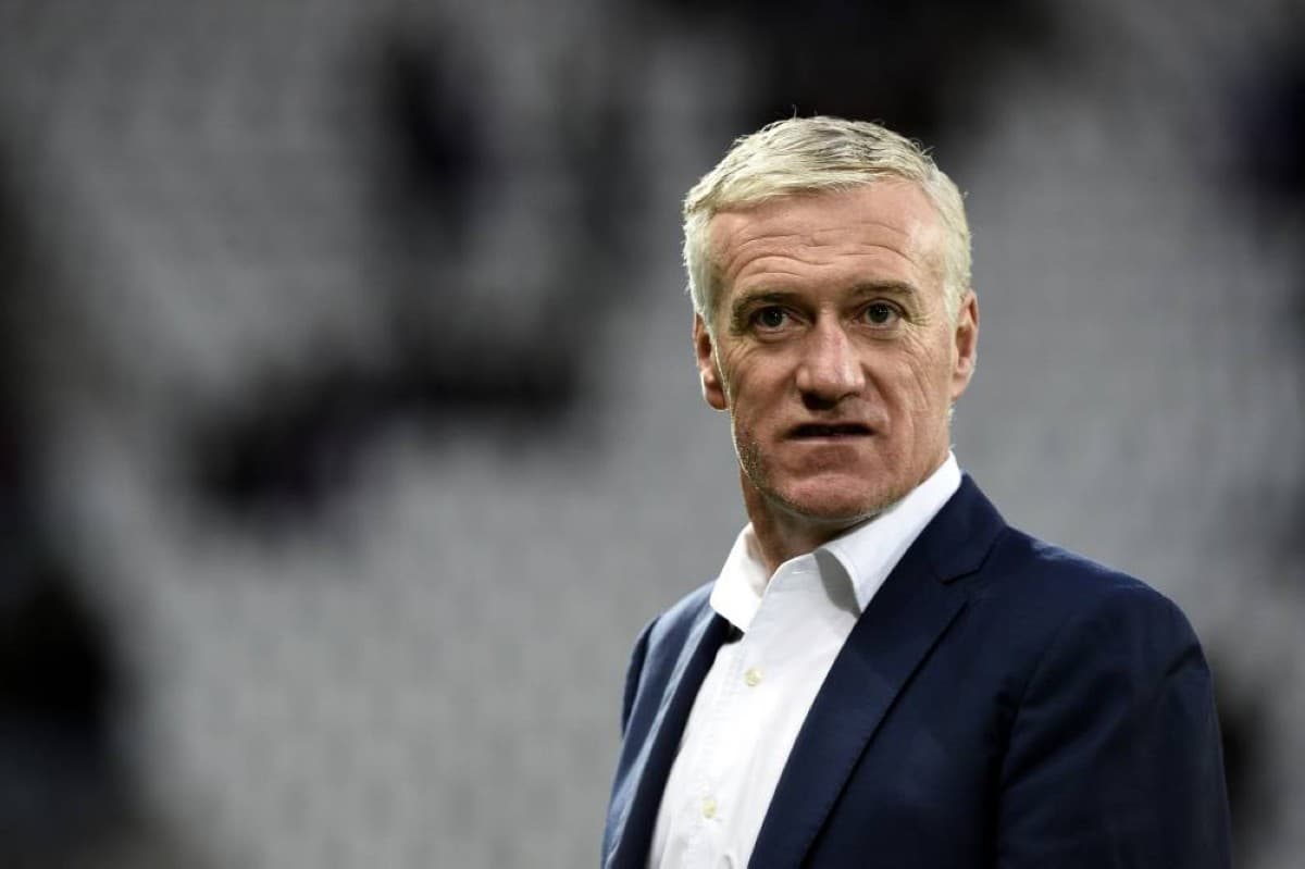 France national team coach Didier Deschamps pictured during a match.