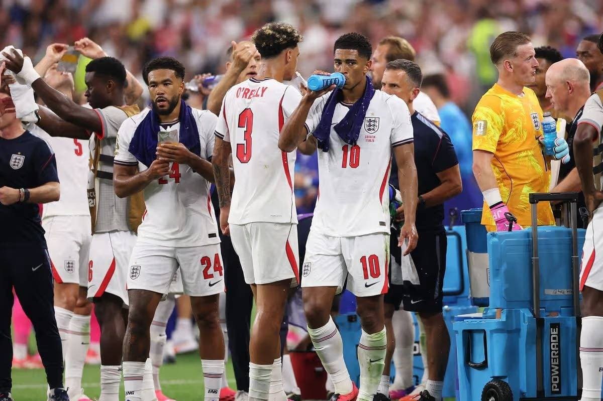 England manager Thomas Tuchel looks on during a 2026 FIFA World Cup match.