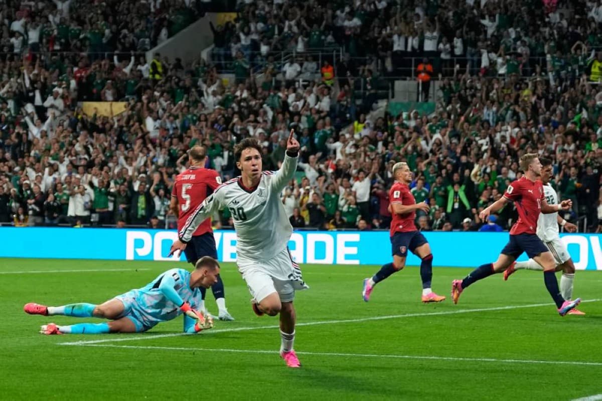 Mexico players celebrate during their dominant group-stage campaign at the 2026 World Cup.