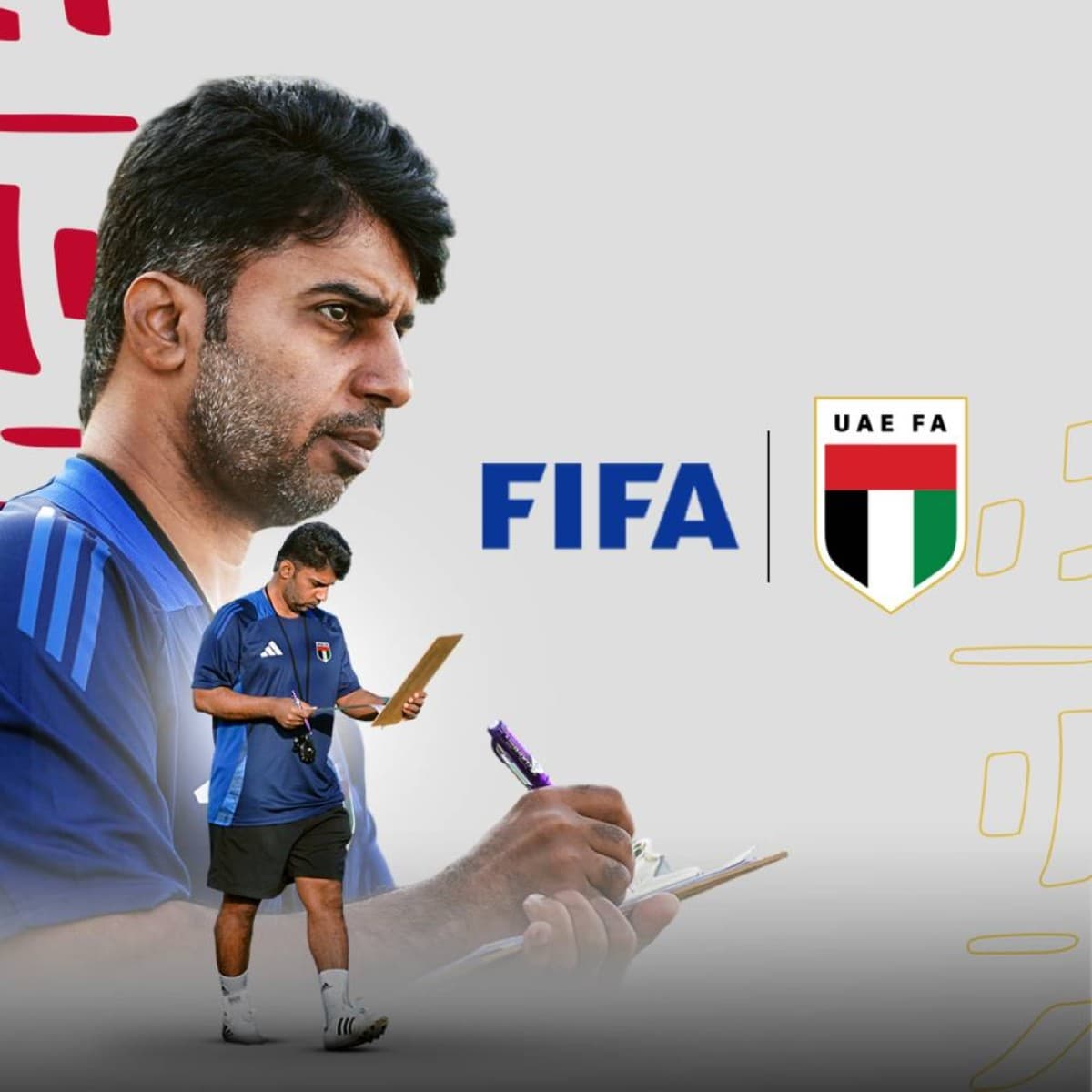 Jamal Al Hassani, Head of Education at the UAE Football Association, who has been accredited by FIFA as an expert instructor among a group of 22 coaching experts from member national associations.