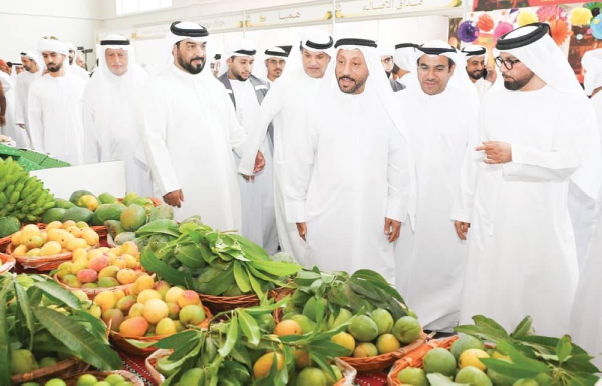 Visitors tour the Khor Fakkan Mango Festival 2026 exhibition halls at the Expo Khor Fakkan Centre, where more than 150 varieties of local mango are on display.