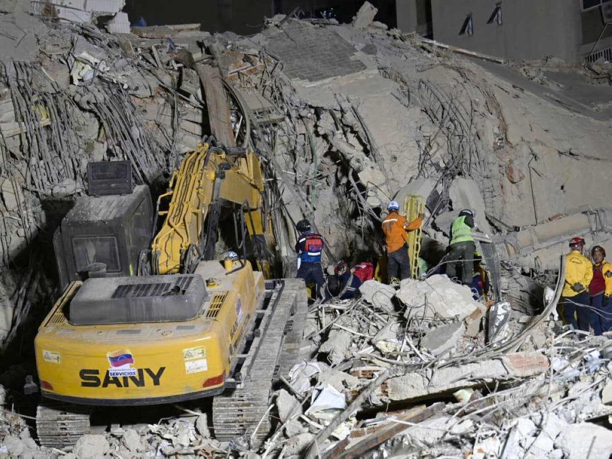 Search and rescue personnel prepare to depart for Venezuela following twin earthquakes that killed hundreds of people.