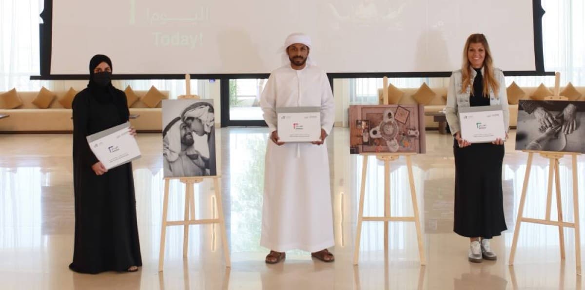 A ceremony held at Al Shamekhah Majlis in Abu Dhabi to honour the winners of the 'Family Portrait' photography award.