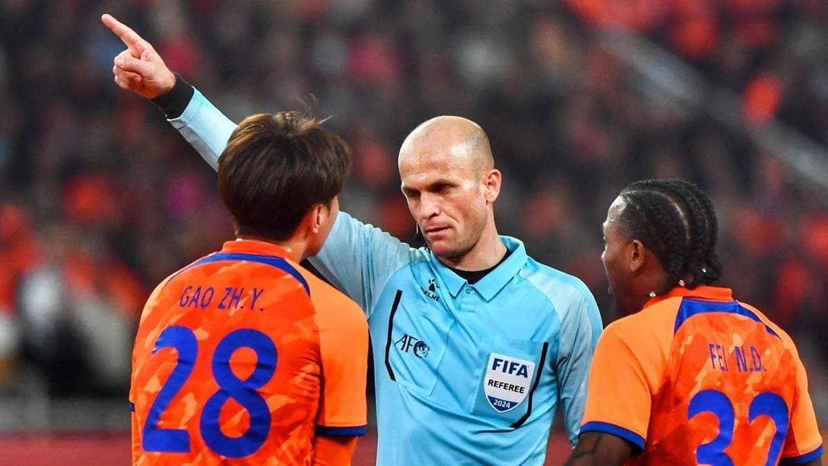 An Arab refereeing team prepares to officiate a World Cup 2026 match between England and the Democratic Republic of Congo.