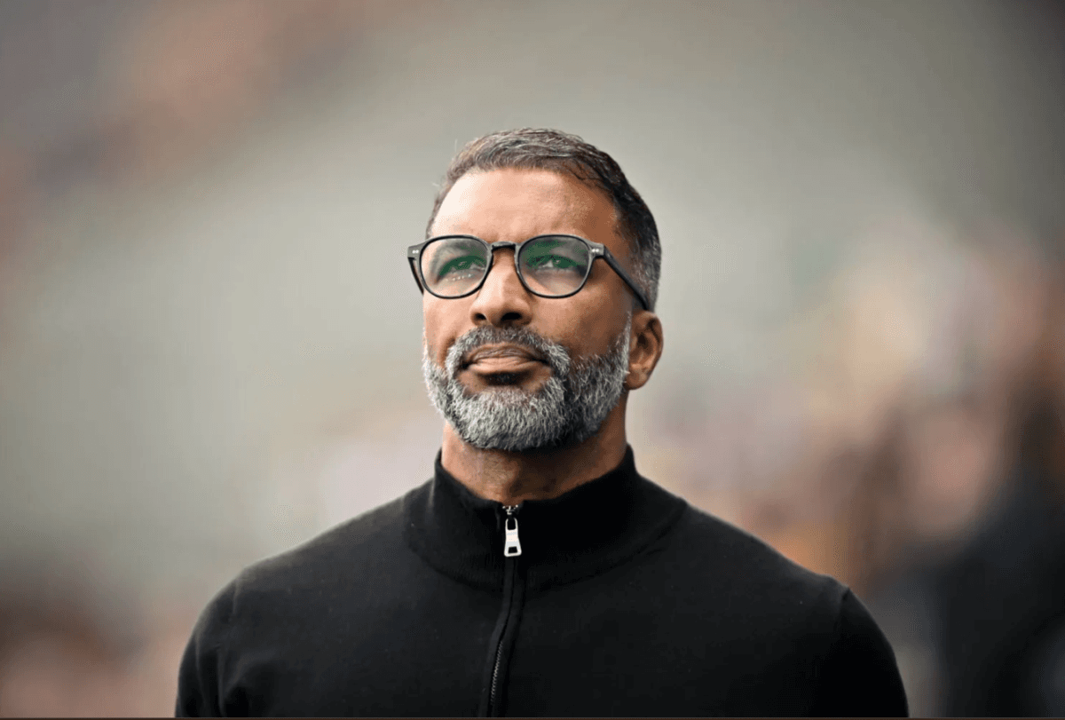 Habib Beye, the former Olympique de Marseille coach, pictured during his tenure with the club.