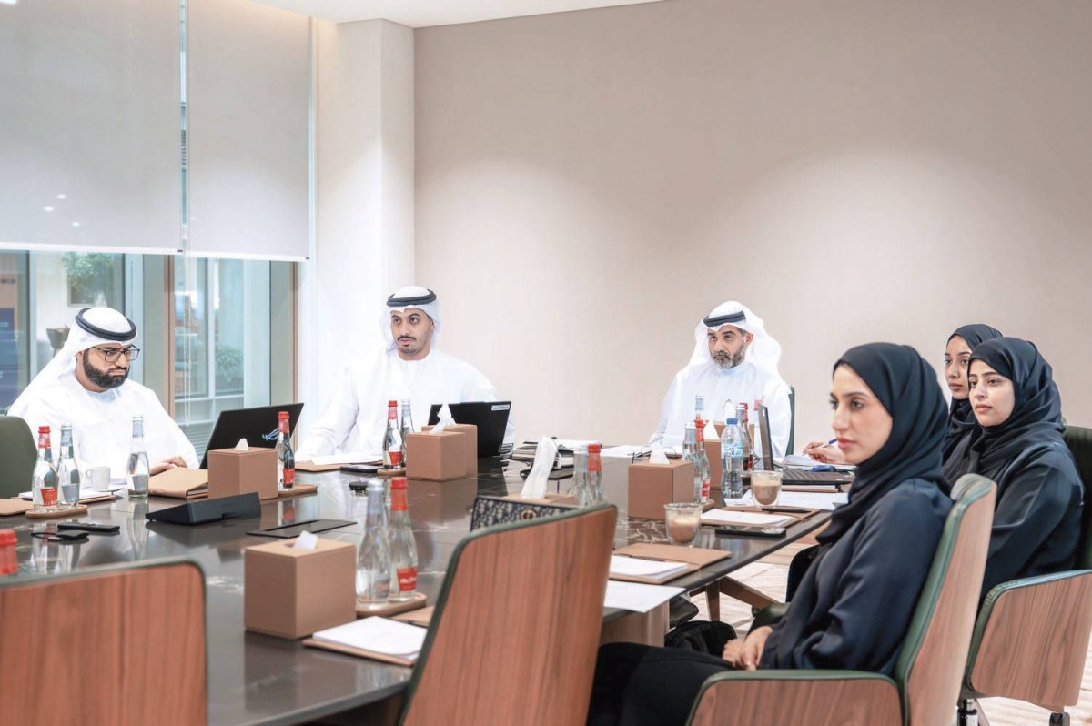 Officials from the UAE Space Agency and partner entities participate in the virtual International Charter on Space and Major Disasters meeting held on 22 and 23 June 2026.
