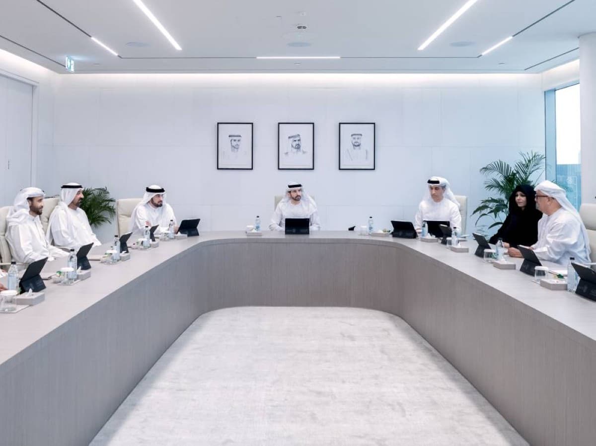 Sheikh Hamdan bin Mohammed bin Rashid Al Maktoum chairs the Executive Council of Dubai meeting where a package of strategic initiatives worth 18 billion dirhams was approved.