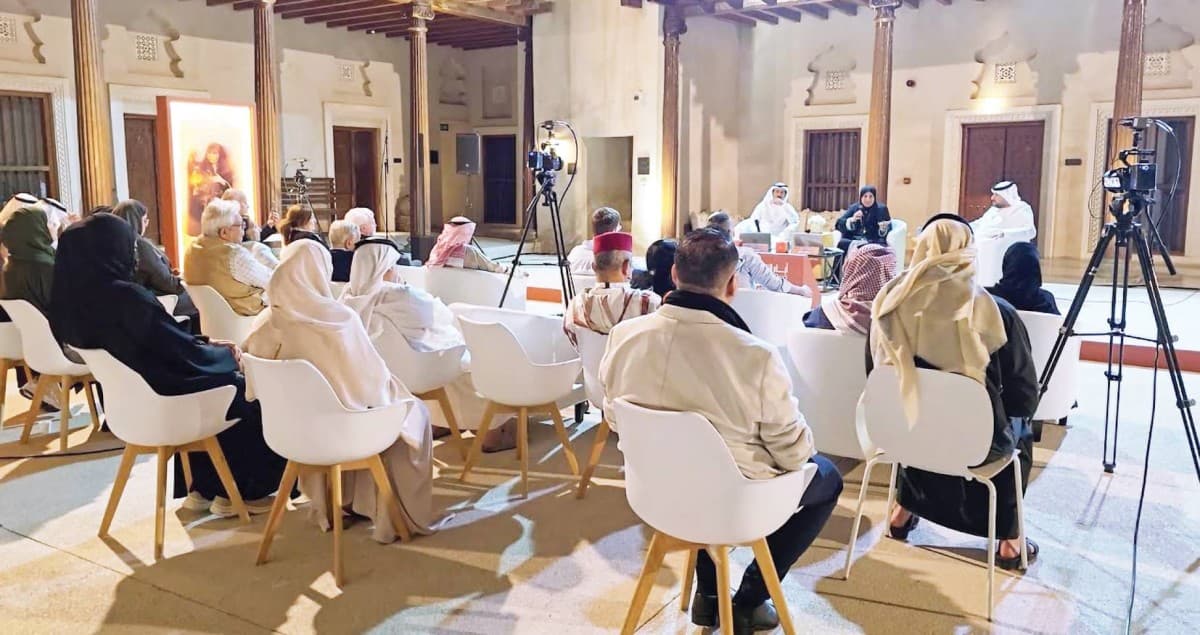 The Sharjah Institute for Heritage conference venue ahead of the third edition of the Heritage Conference on oral traditions.