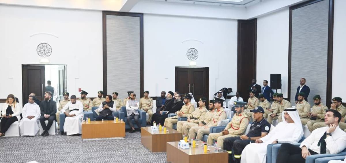 Officials and community members attend the fourth Community Engagement Forum held by Jebel Ali Police Station at Millennium Hotel in Dubai Investment Park.