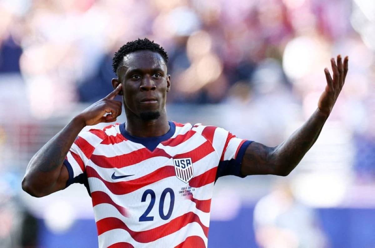 Folarin Balogun in action for the United States national team during the 2026 FIFA World Cup.