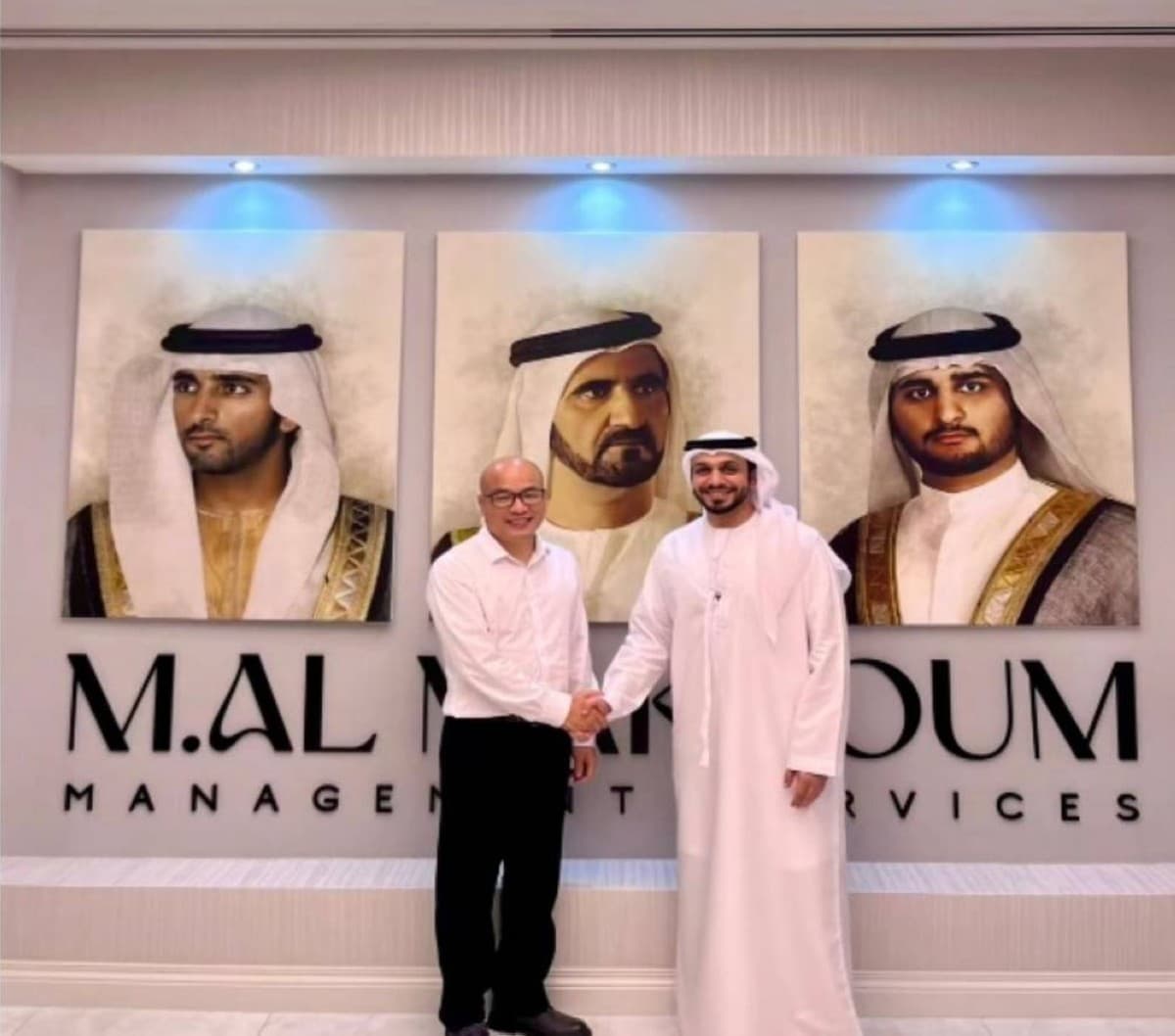 Smart charging stations and digital infrastructure installations at Dubai International Airport as part of a proposed partnership between SOUDIAN Technology and MMH Holding Group.