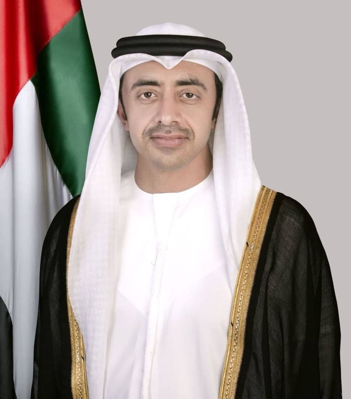 Sheikh Abdullah bin Zayed Al Nahyan, UAE Deputy Prime Minister and Minister of Foreign Affairs, speaks at an official engagement.