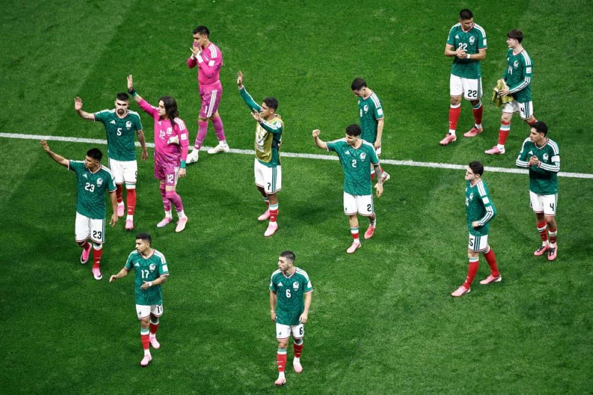 Mexican fans react with grief and disappointment following their national team's elimination from the 2026 FIFA World Cup after a round-of-16 defeat to England.