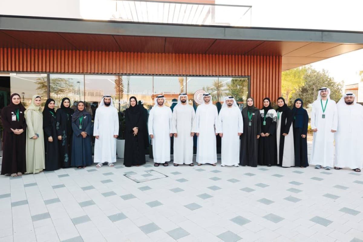 Young participants engage in a brainstorming session at the Sustainability Leaders Lab workshop organised by Dubai Municipality and the Dubai Youth Council at Al Barsha Lake Park.