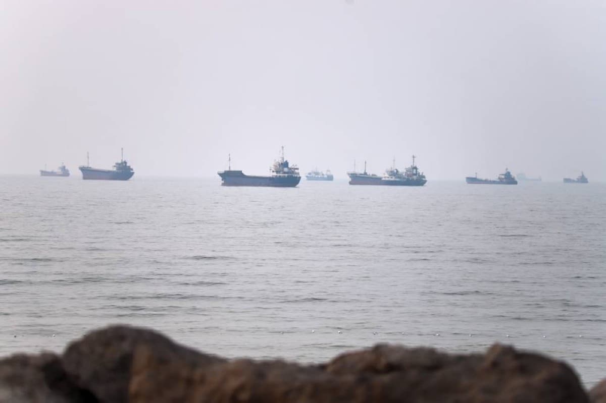 A general view of the Strait of Hormuz, the strategic waterway at the centre of post-war negotiations between the United States and Iran.