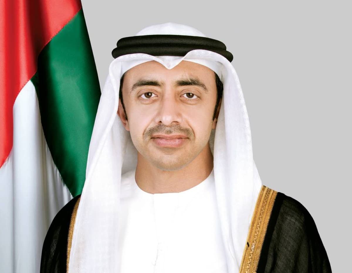 Sheikh Abdullah bin Zayed Al Nahyan, UAE Deputy Prime Minister and Minister of Foreign Affairs, expressing solidarity with Morocco over foiled terrorist plots.