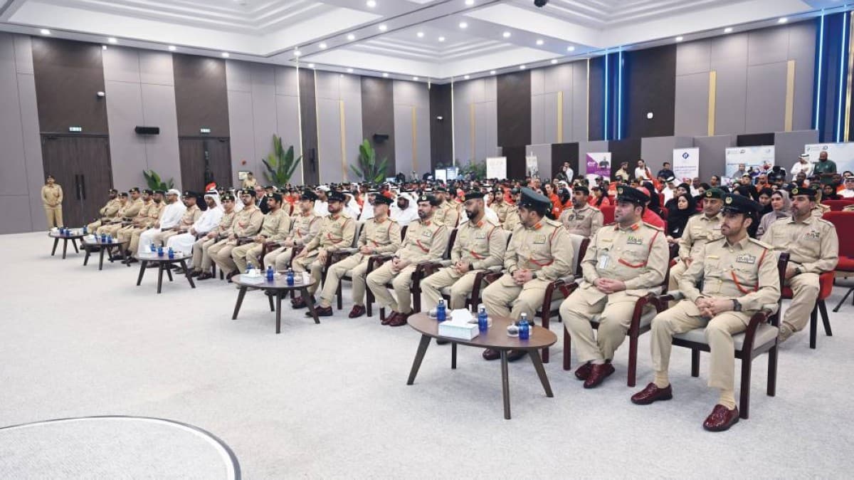 Dubai Police officers and trainers gathered at the 5th Trainers' Forum organised by the General Directorate of Training.