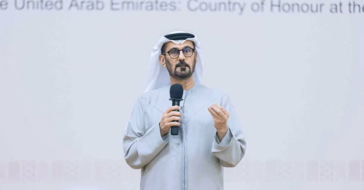 Officials from the Mohammed bin Rashid Al Maktoum Knowledge Foundation and the UAE Embassy in Beijing at the launch of the 'Knowledge Break' initiative in China.