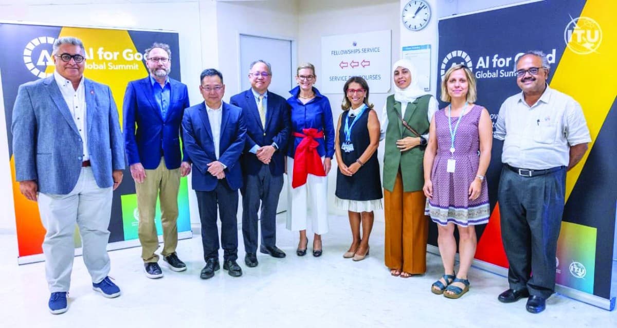 Dr. Huda Al Khazmie representing the UAE at the ITU Academic Advisory Council annual meeting in Geneva during Digital Week.