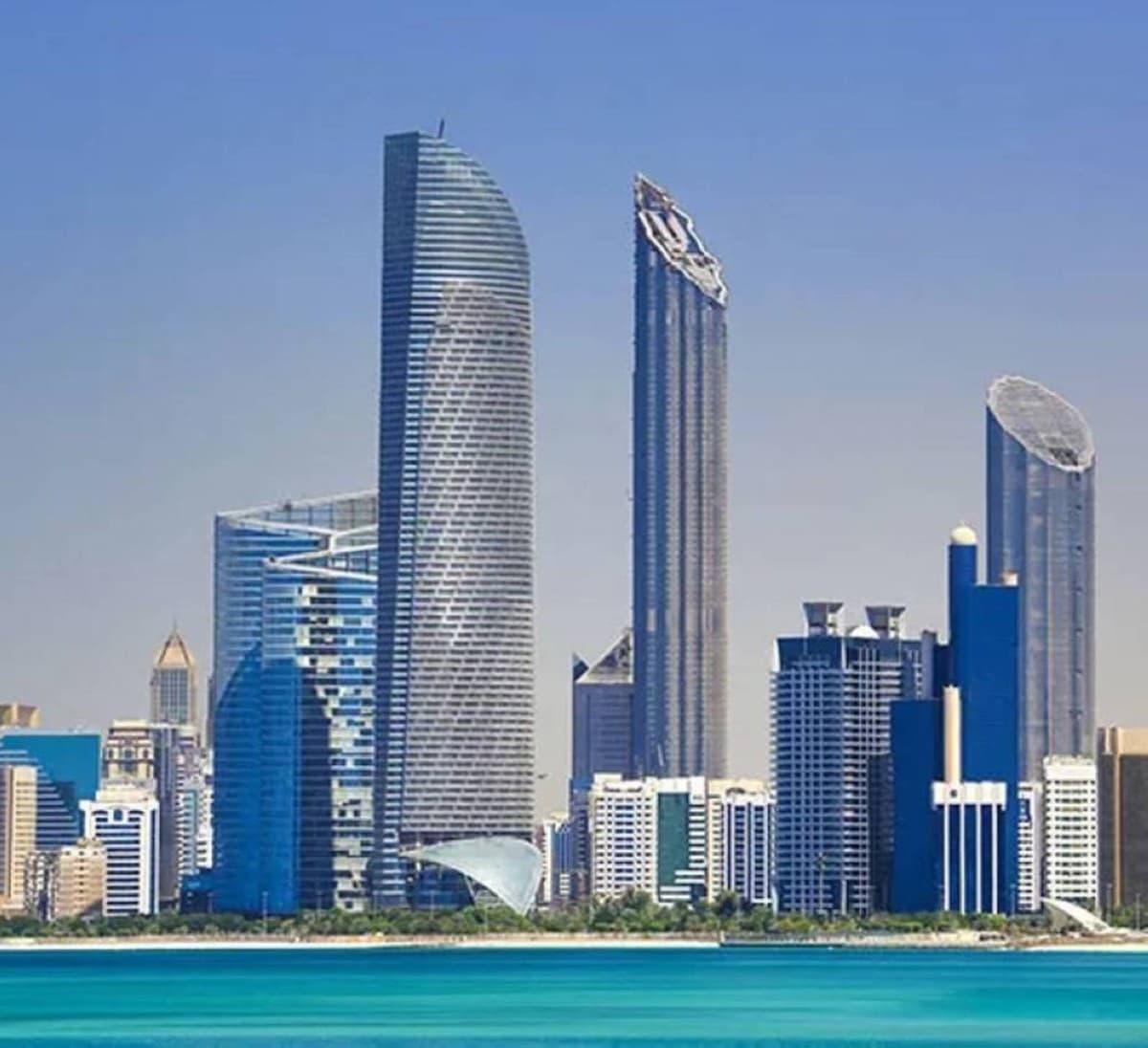 The Lunate sovereign wealth fund logo or headquarters building representing Abu Dhabi's financial sector.