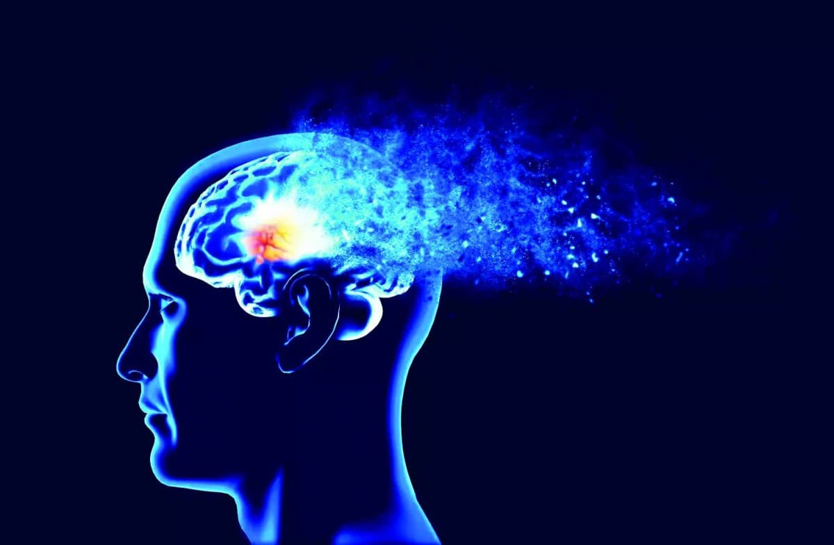 A researcher working in a laboratory setting related to Alzheimer's disease drug development.