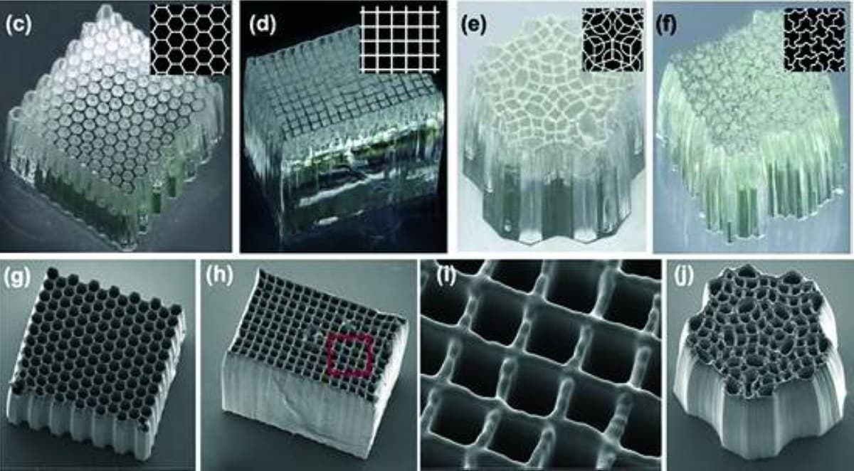 A 3D-printed solid object produced using the University of Utah's new one-button holographic printing technology.