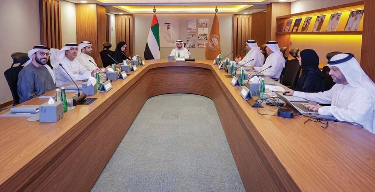 A meeting of the Board of Trustees of Mohamed bin Zayed University for Humanities, chaired by His Excellency Dr. Omar Habtoor Al Derei.