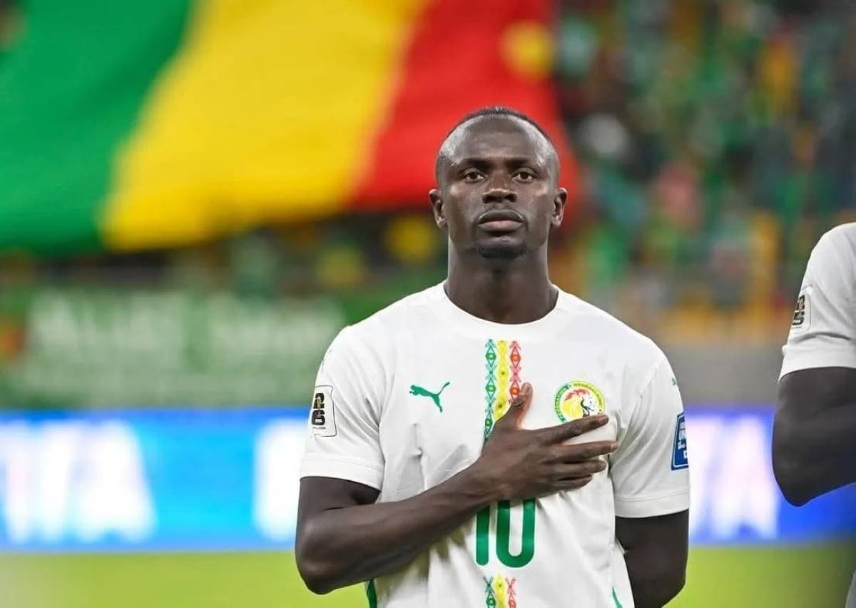 Senegalese football star Sadio Mané, known for his extensive charitable work in his home village of Bambali.