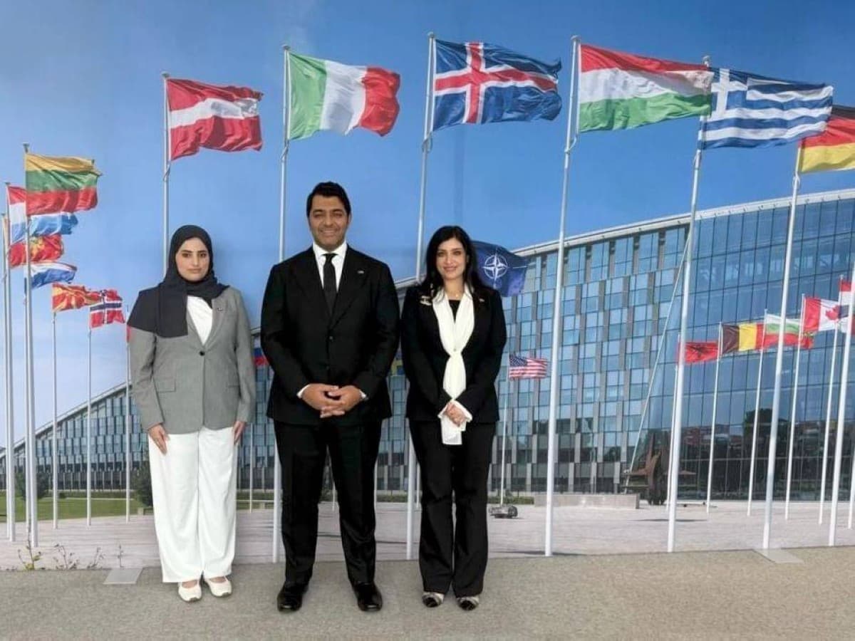UAE delegation participates in NATO counter-terrorism dialogue at the alliance's headquarters in Brussels.
