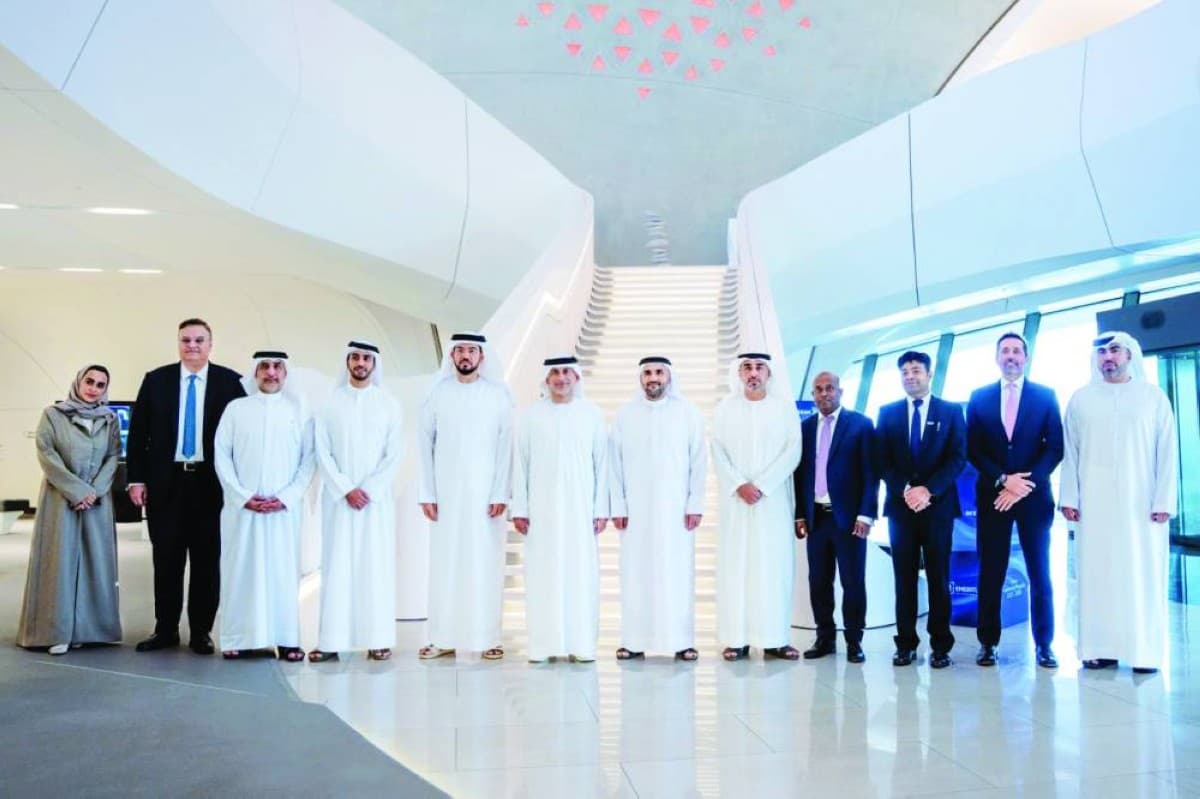 Representatives of Bee'ah and the Emirates Water and Electricity Authority sign a joint development agreement for wastewater treatment projects in Sharjah.