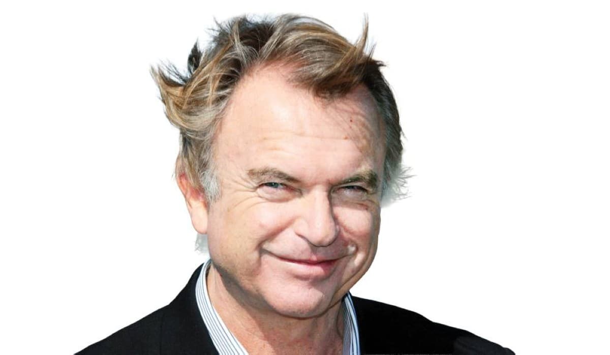 A photograph of actor Sam Neill, star of the Jurassic Park franchise.