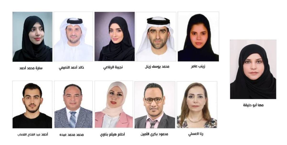 A meeting of the Emirates Writers Union board of directors at the Sharjah Book Authority headquarters.