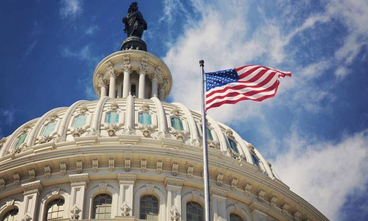 The US Senate chamber, where Democrats blocked the $1.15 trillion annual defence policy bill amid the ongoing war with Iran.