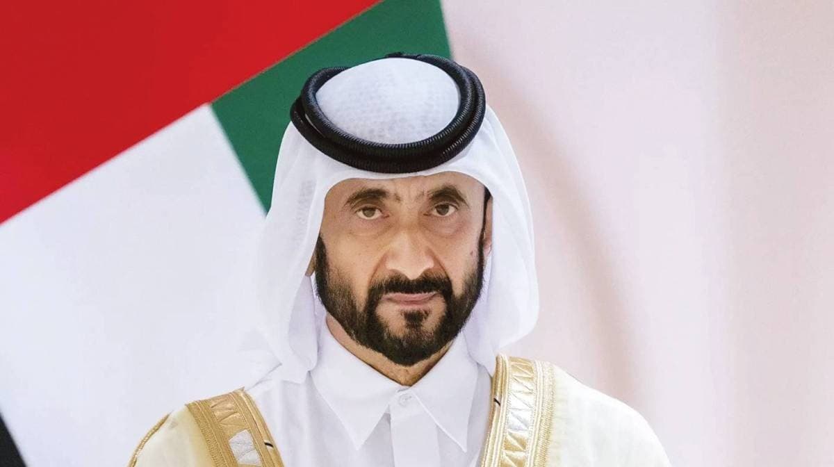 Sheikh Ahmed bin Rashid Al Maktoum, President of Al Wasl Sports Club, speaking about Dubai's sporting achievements and leadership under Sheikh Mohammed bin Rashid Al Maktoum.