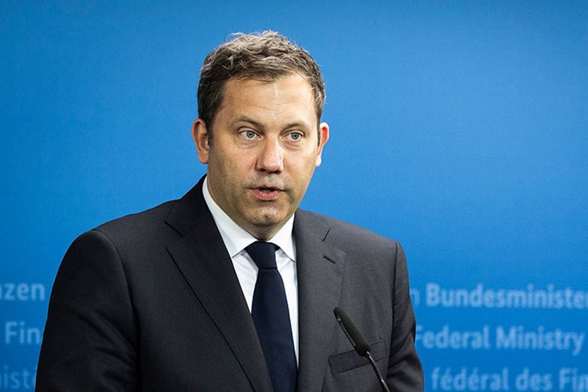 German Finance Minister Lars Klingbeil and Justice Minister Stefanie Hubig present a joint action plan to combat tax and financial crimes at a press conference in Berlin.