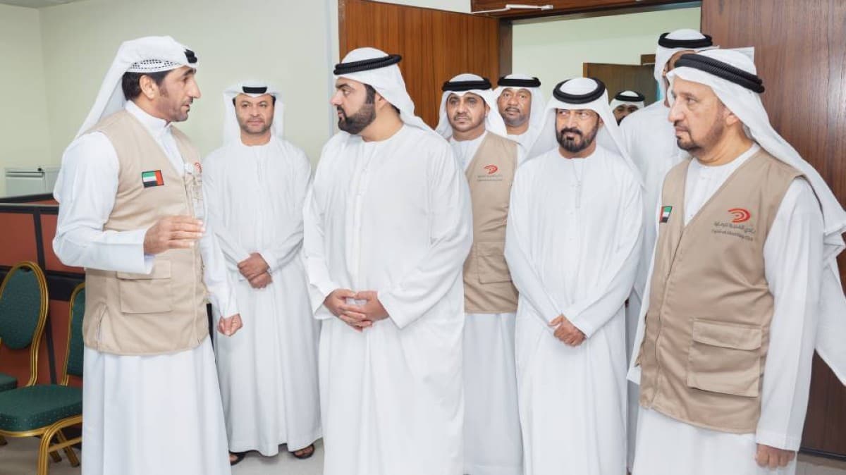 Sheikh Mohamed bin Hamad Al Sharqi, Crown Prince of Fujairah, visiting the Fujairah Shooting Club summer programme and attending the closing ceremony of the Mental Arithmetic Challenge at the Zayed Sports Complex.