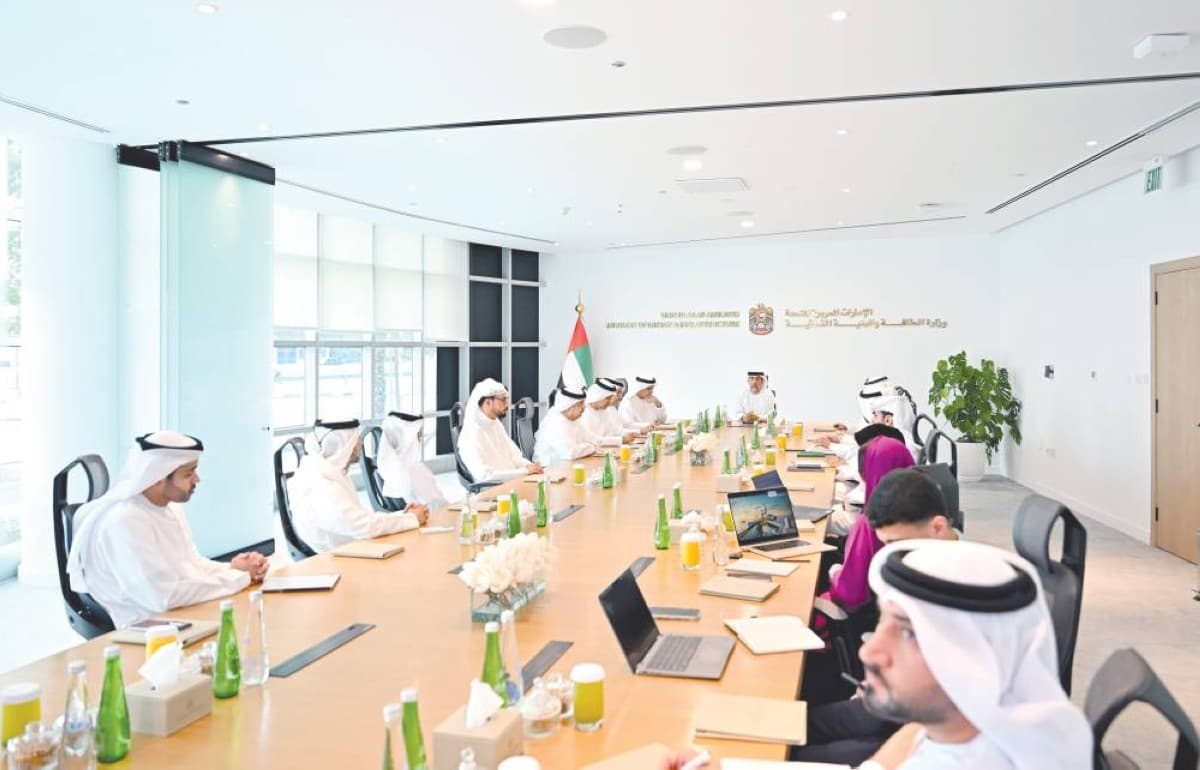 His Excellency Suhail Al Mazrouei chairs the second periodic meeting of the UAE Logistics Integration Council for 2026 at the Ministry of Energy and Infrastructure headquarters in Dubai.