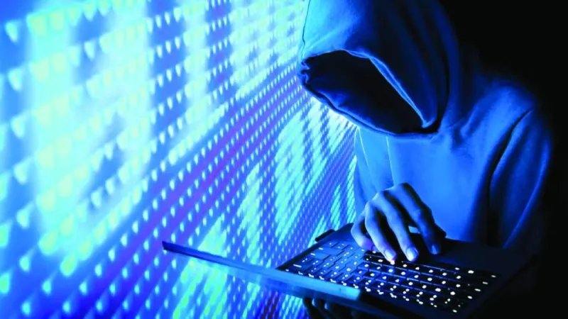 A digital illustration representing cybersecurity technology tracking and intercepting online phishing fraud networks.
