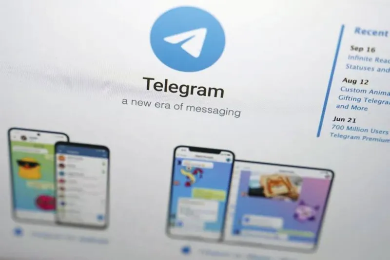 A smartphone screen displaying the Telegram messaging app logo, illustrating India's decision to block access to the platform ahead of a national medical college entrance exam retake.