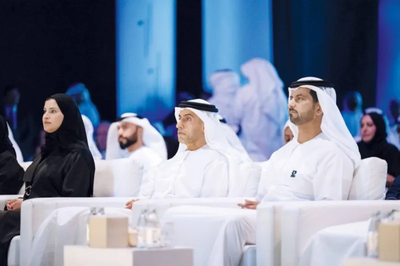 Sheikh Khaled bin Zayed Al Nahyan presides over the Abu Dhabi Award for Excellence in People of Determination Inclusion ceremony at ADNEC Abu Dhabi.