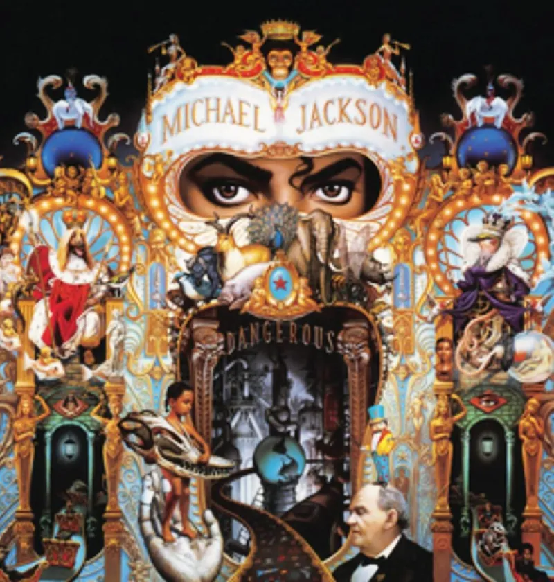 A visual tribute to Michael Jackson's iconic Bad-era aesthetic, featuring black leather and fedora styling associated with the album's imagery.