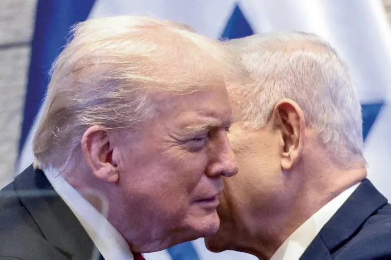 A split image symbolising the diplomatic tension between the United States and Israel over the emerging US-Iran memorandum of understanding.