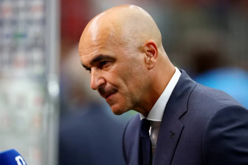 Portugal coach Roberto Martínez addresses media following his team's 1-1 draw with the Democratic Republic of Congo at the 2026 World Cup.