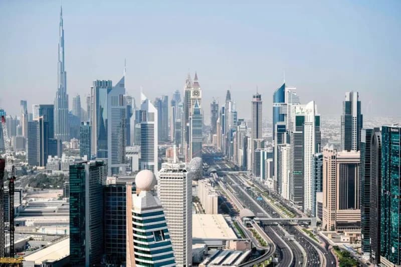 A skyline view of a UAE city illustrating its growing startup ecosystem landscape.